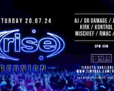 RISE Re-Union tickets blurred poster image