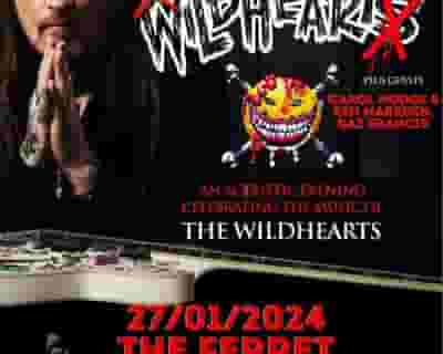 Ginger Wildheart tickets blurred poster image
