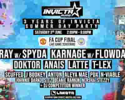 3 Years Of Invicta Audio x FA Cup Final: Summer Day Party tickets blurred poster image