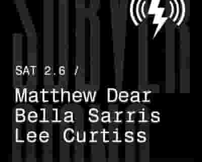 Subversions // Matthew Dear / Lee Curtiss / Bella Sarris tickets blurred poster image