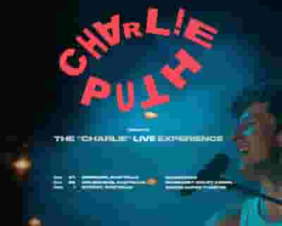Charlie Puth tickets blurred poster image