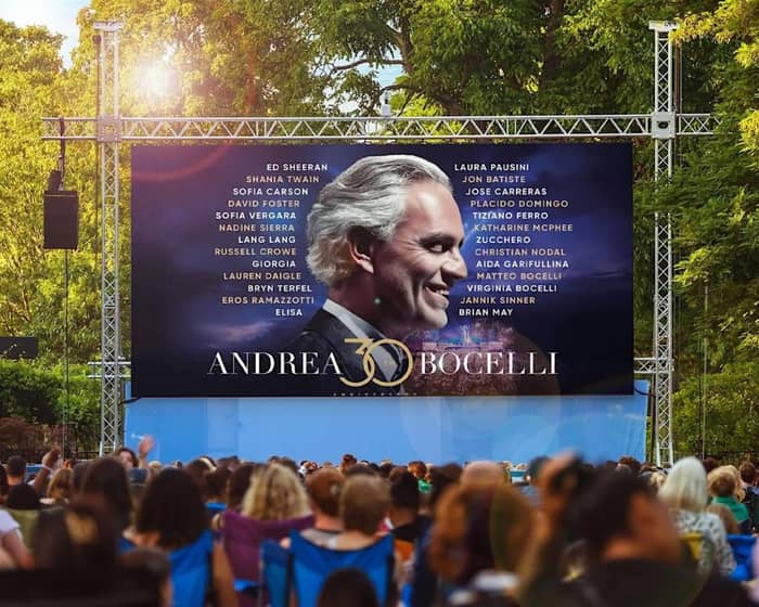 Andrea Bocelli Outdoor Cinema Celebration tickets