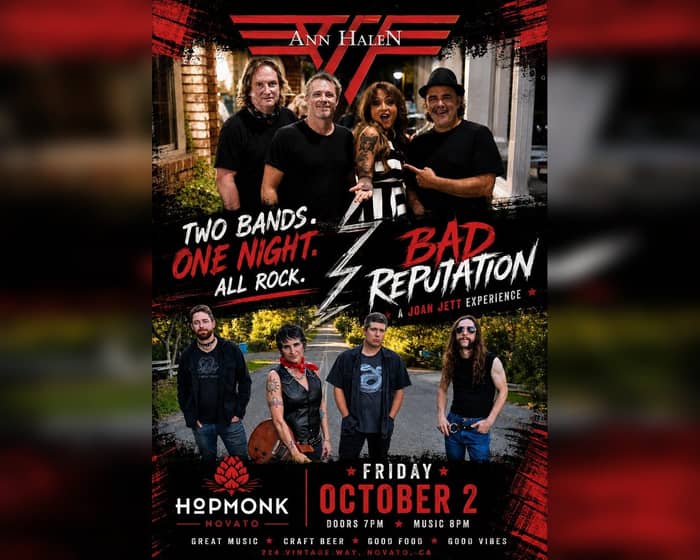 Anne Halen (Van Halen) + Bad Reputation (Joan Jett) tickets