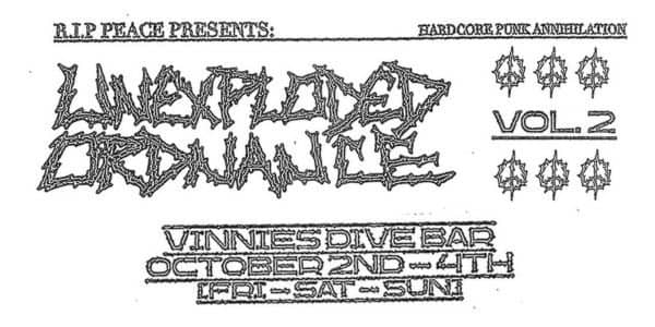 Unexploded Ordnance Vol. 2 tickets