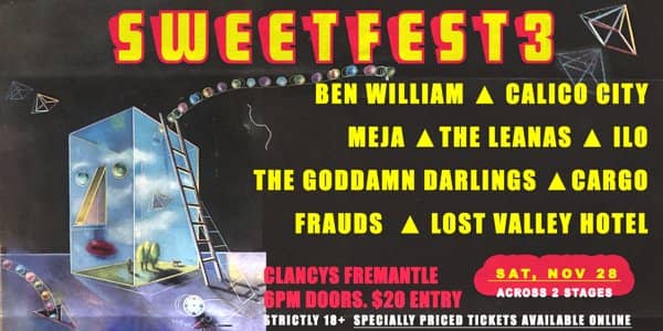 SWEETFEST 3! 9 bands | 2 stages | mini-fest at Clancys Freo! tickets