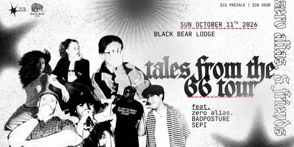 zero alias. & friends presents - tales from the 66 tour tickets