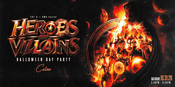 TRICK "O" TREAT: Heroes vs Villains Darty @ Celine Orlando tickets