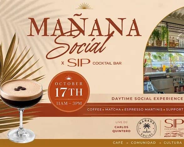 MAÑANA SOCIAL @ SIP Rooftop and Cocktail Bar tickets