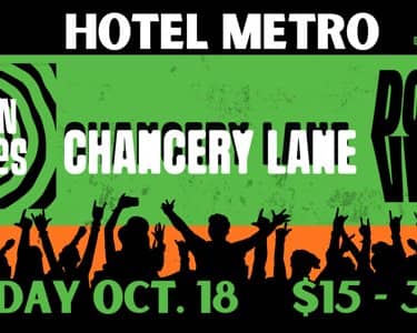Chancery Lane, Double Vision and Green Circles tickets