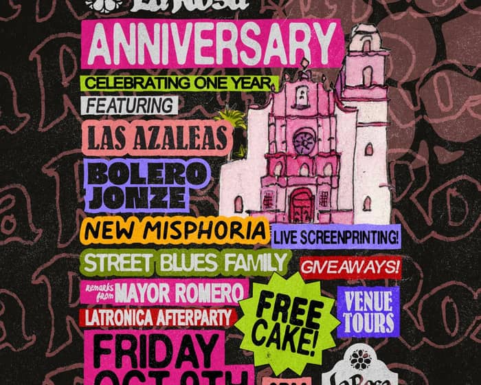 La Rosa Anniversary Party tickets
