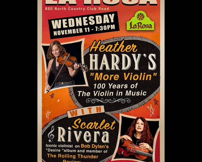 Heather Hardy's "More Violin" featuring Scarlet Rivera tickets