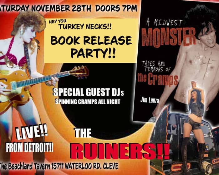 A Midwest Monster - Tales and Terrors of The Cramps by Jim Lanza tickets