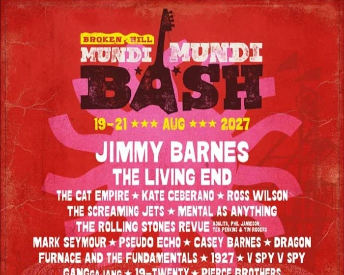 Broken Hill Mundi Mundi Bash tickets