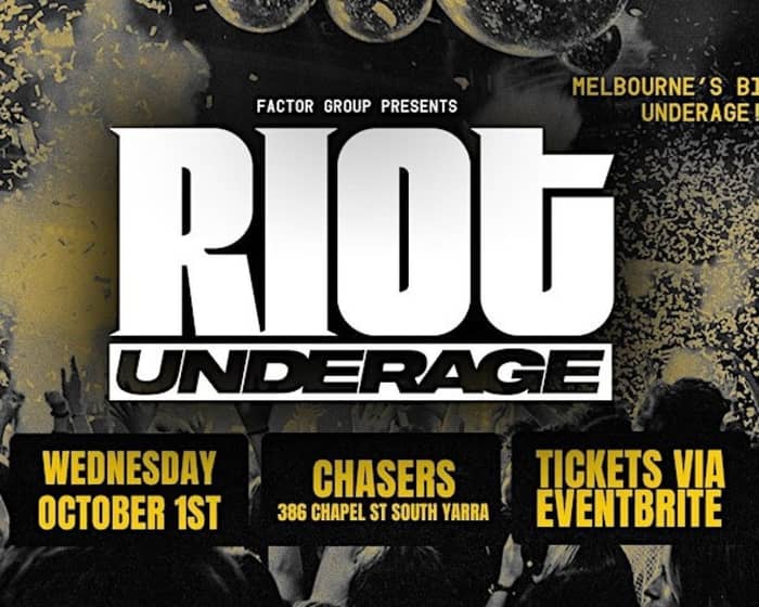 Riot Underage tickets