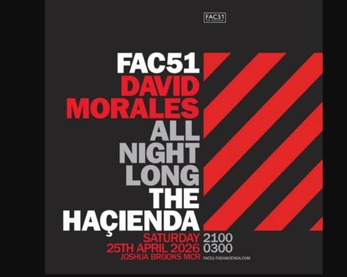 David Morales tickets