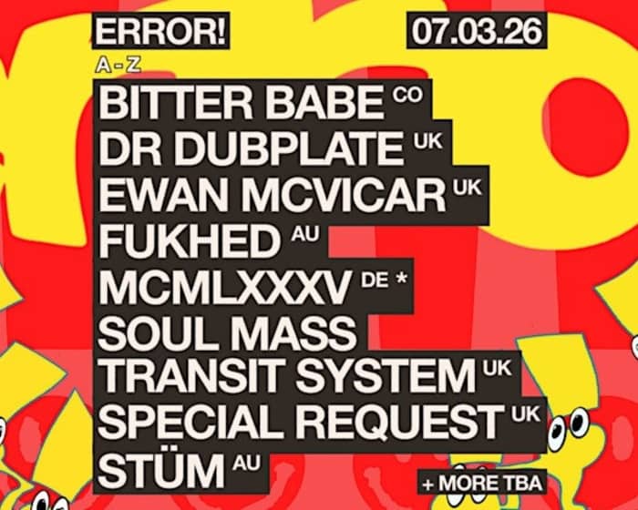 Error Festival tickets