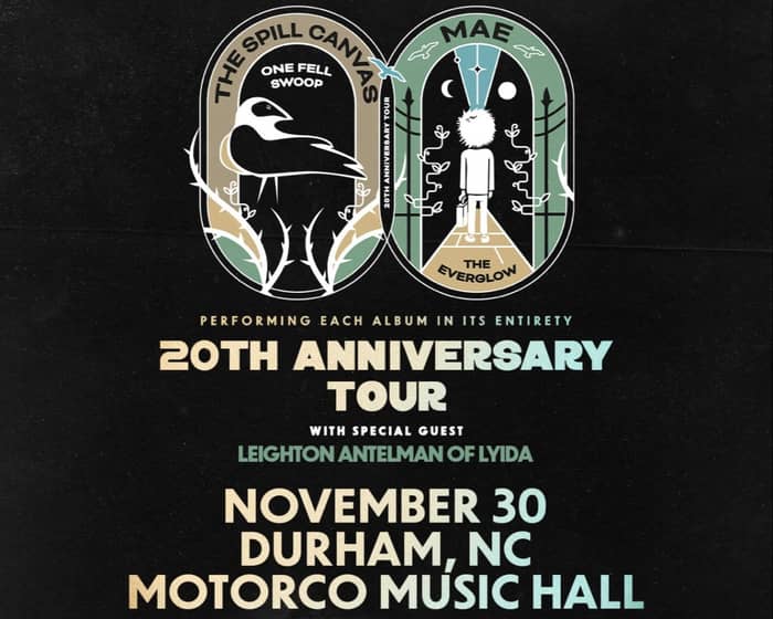 The Spill Canvas & Mae tickets