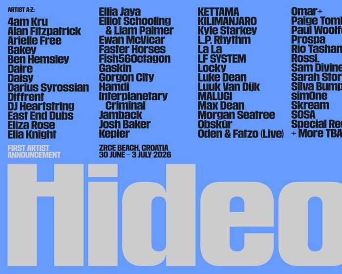 Hideout Festival 2026 tickets