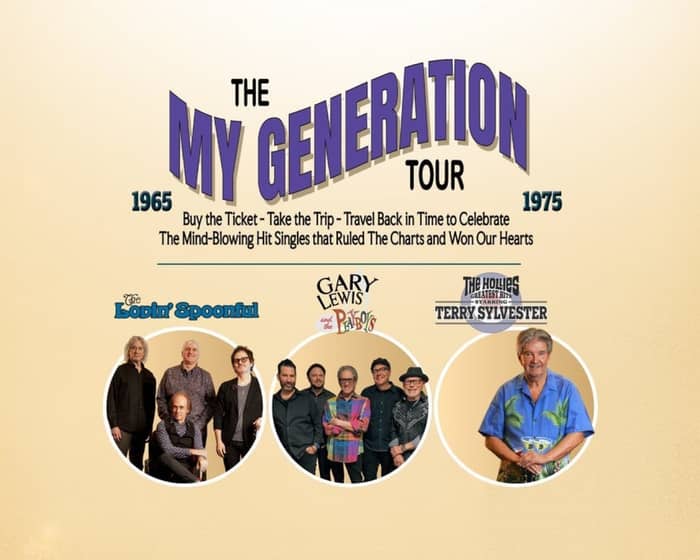 The My Generation Tour tickets