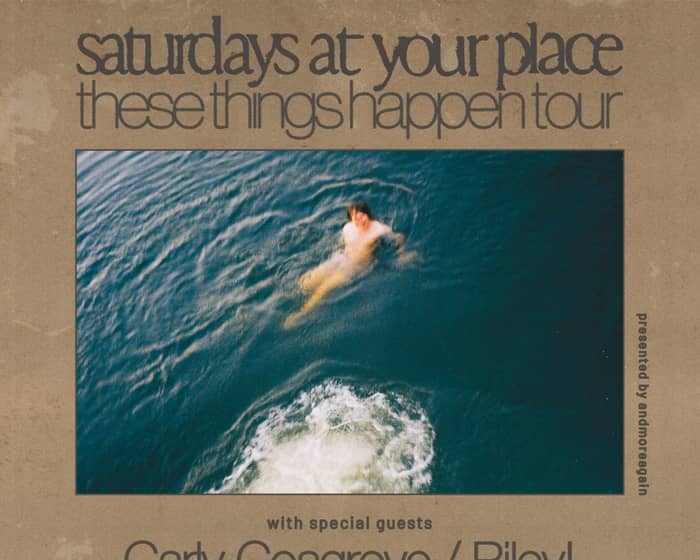 Saturdays at your place tickets