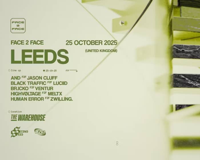 Face 2 Face x Second Speed tickets