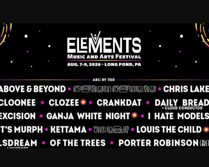 Elements Music Festival 2026 tickets