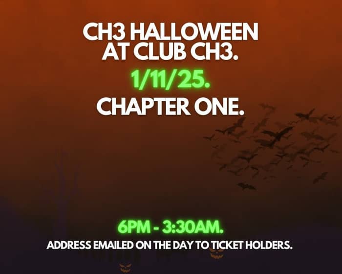 CH3 Halloween at Club CH3 tickets