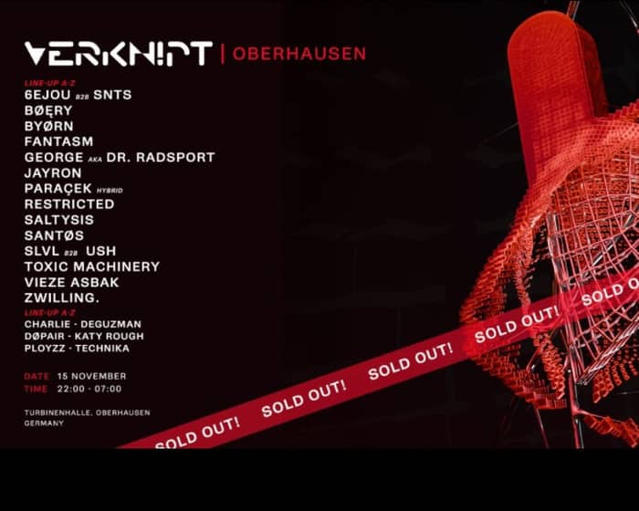 Verknipt Oberhausen tickets
