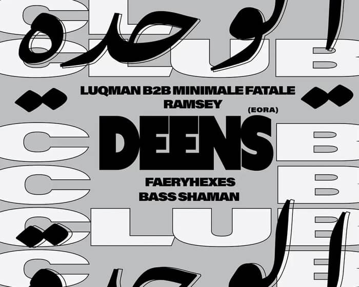 DEENS, RAMSEY, Luqman B2B Minimale Fatale tickets