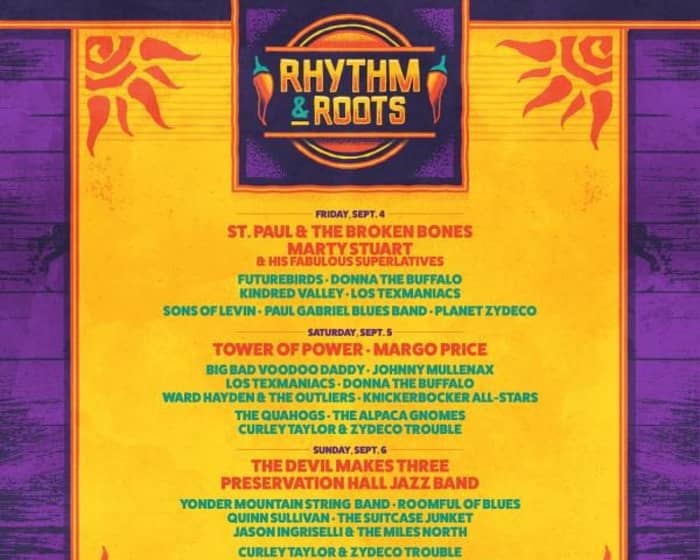 Rhythm and Roots Festival 2026 tickets