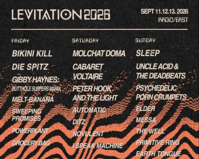 Levitation 2026 tickets