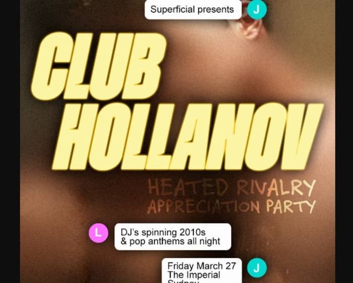 Club Hollanov: Heated Rivalry Appreciation Party | Sydney 5th Show tickets