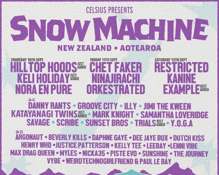Snow Machine Queenstown 2026 tickets