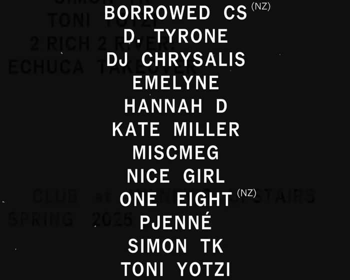 Racquet Club Milney's Residency 2025 tickets