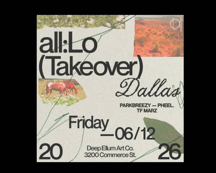 all:Lo Takeover: parkbreezy, pheel., TF Marz tickets