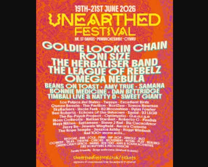 Unearthed Festival 2026 tickets