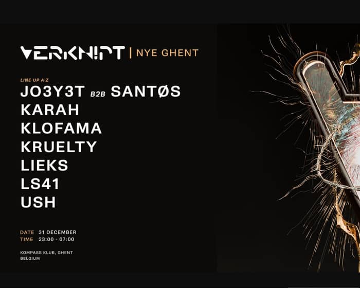 Verknipt NYE Ghent tickets