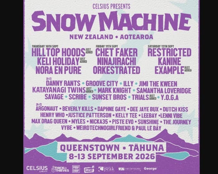 Snow Machine Queenstown 2026 tickets