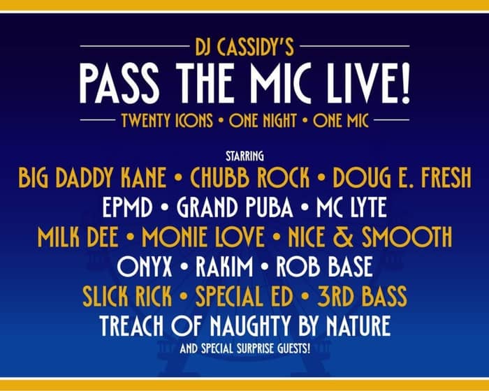 DJ Cassidy's Pass The Mic Live! tickets