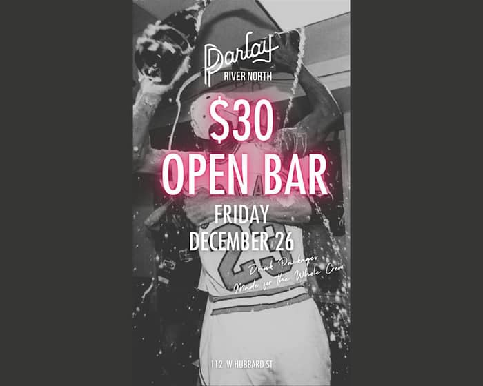 Open Bar tickets