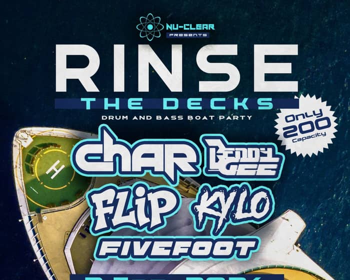 Rinse the Decks - DNB Boat Party tickets