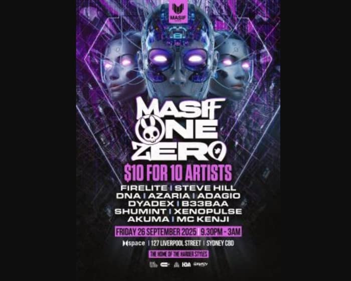 Masif presents Masif One Zero tickets