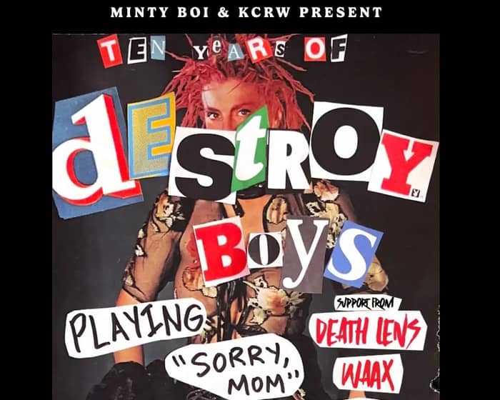 Destroy Boys tickets