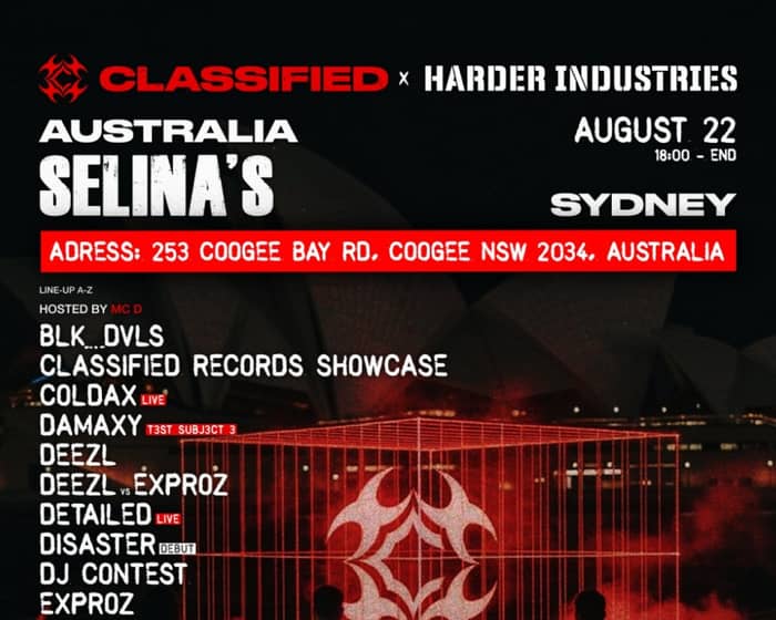 Classified x Harder Industries tickets