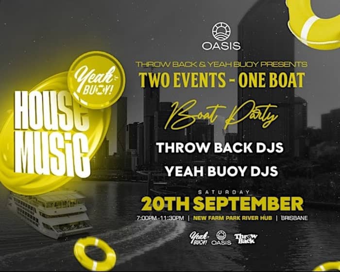House & 80s, 90s, Noughties Boat Party tickets