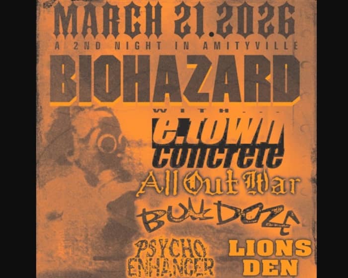 Biohazard tickets