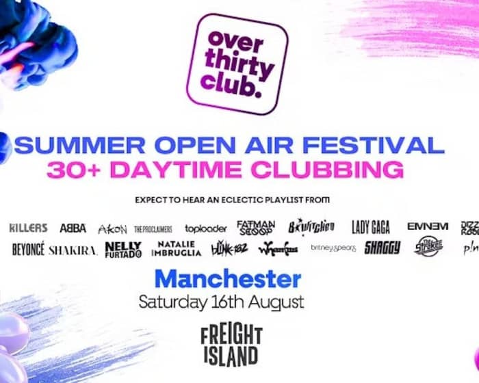 Over 30's Club - Daytime Open Air Festival tickets