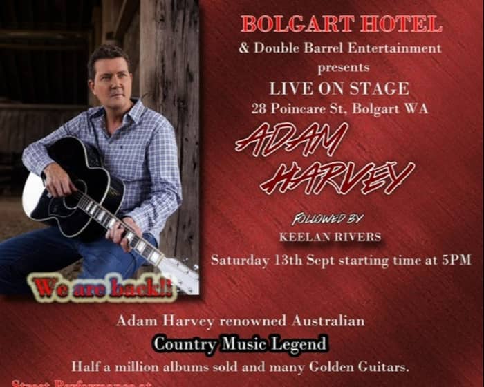 Adam Harvey tickets