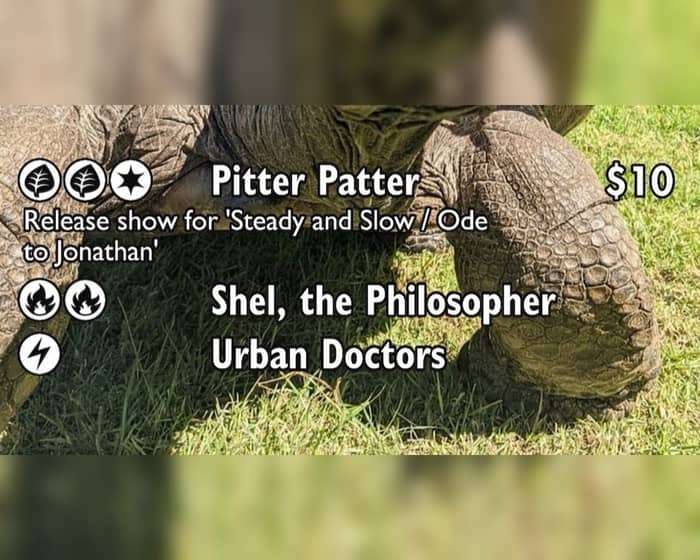 Pitter Patter: Steady and Slow / Ode to Jonathan Release Show tickets