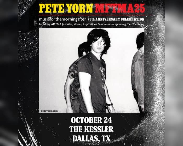 Pete Yorn solo acoustic - 25th Anniversary of musicforthemorningafter tickets